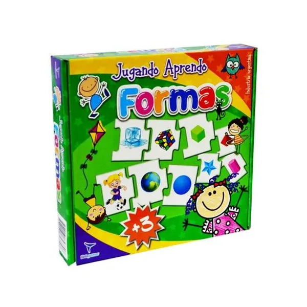 Jugando aprendo formas 20x20 cm toto games