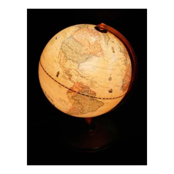 Globo terraqueo 25 cm ø base de plástico antiguo
