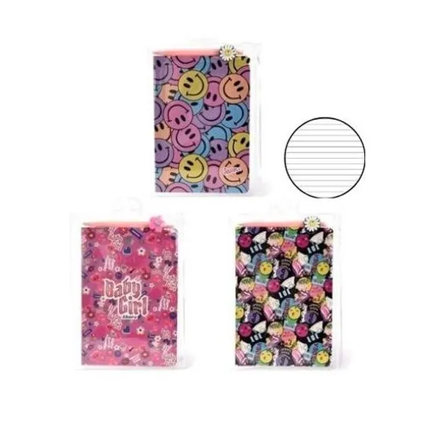 Cuaderno 14.5x20 cm con bolígrafo x unidad modelo surtido Skora