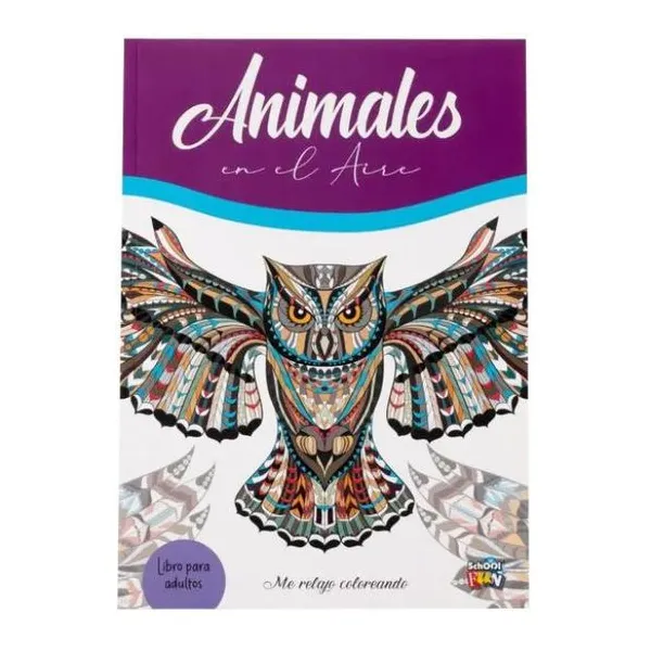 Me relajo coloreando: animales en el aire 20 28 cm