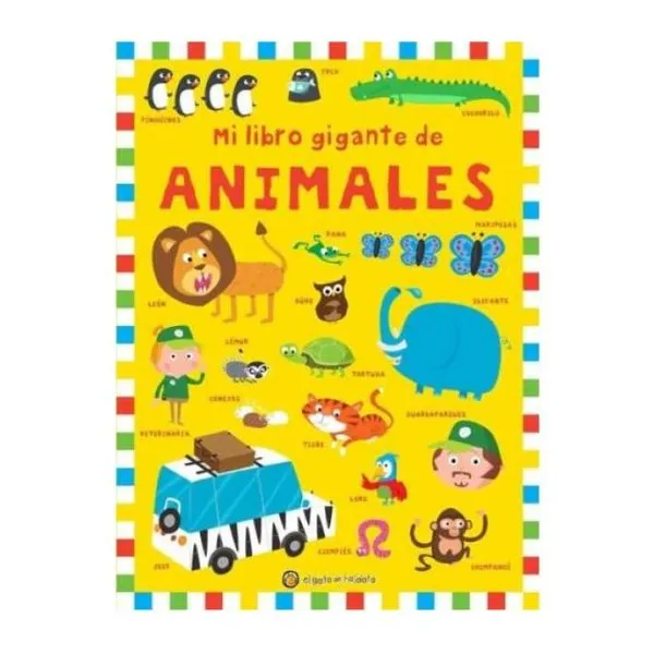 Mi libro gigante de animales- imprenta mayúscula