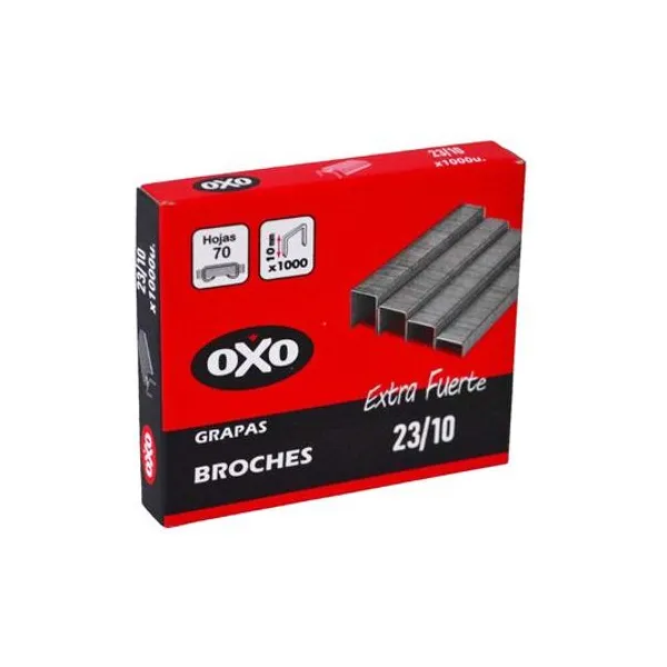 Broche n.° 23/10 caja x1000 unidades oxo