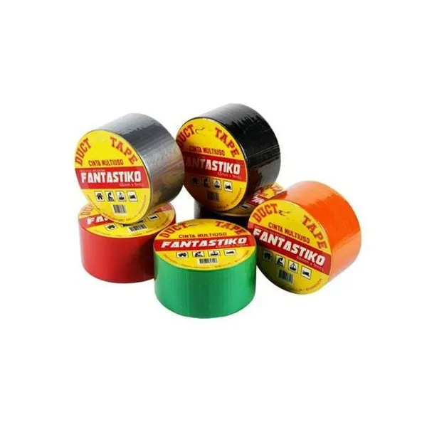 Cinta tela laminada con polipropileno 48mmx9 mts x1 unidad fantastiko