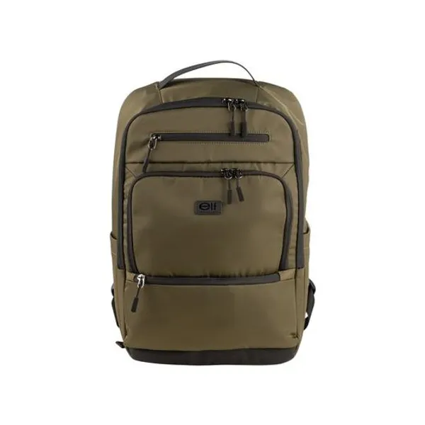 Mochila 17" espalda portanotebook verde musgo elf