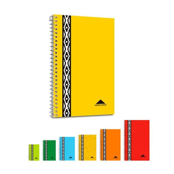 Libreta con esp. sierra verde n.° 40/80
