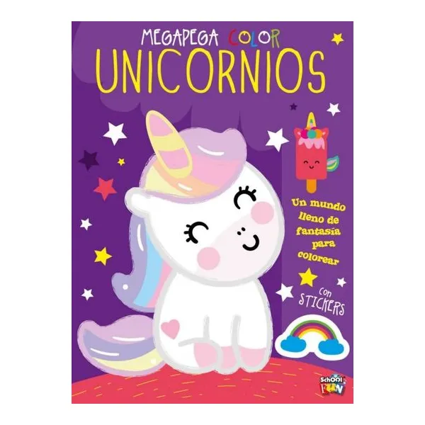 Megapega color unicornios