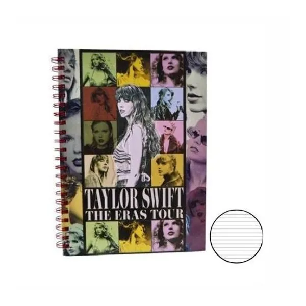 Cuaderno 21x29.7 cm rayado 100 hojas tapa dura con espiral sucesos