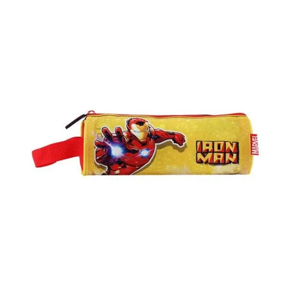 Cartuchera 1 cierre tubo iron man 8x22 cm lsyd