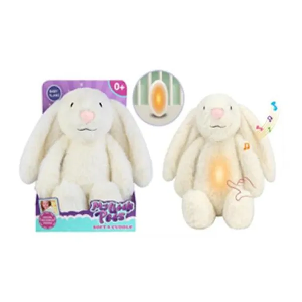 Baby sunki conejo musical luminoso beige