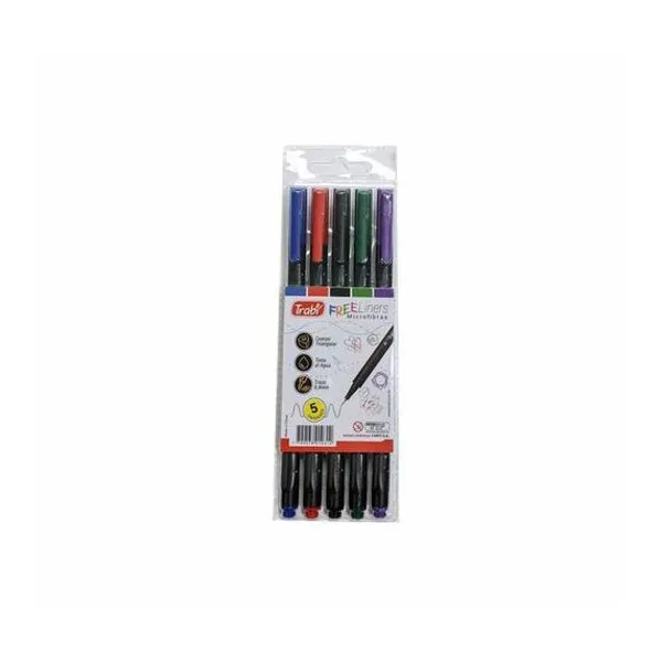 Microfibra al agua freeliners clasicos blister x5 trabi