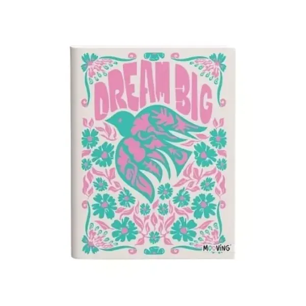 Cuaderno cosido a5 Mooving mystic tapa flexible 48 hjs.raya