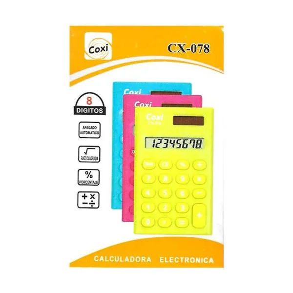 Calculadora weida w-t78 mini 8 dig.