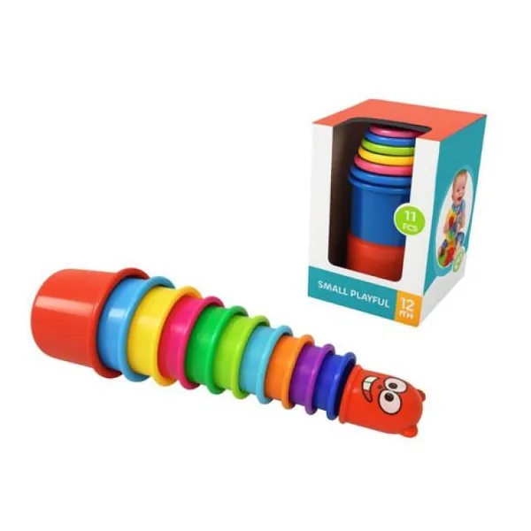 Didacticos tazas apilables de colores 11 pcs