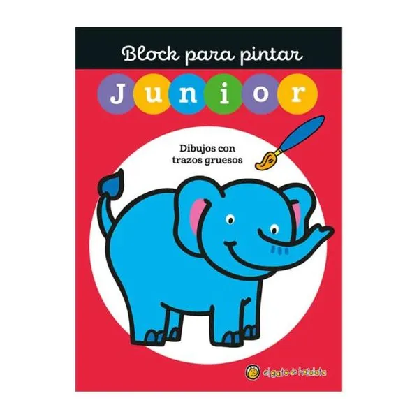 Block para pintar junior -elefante