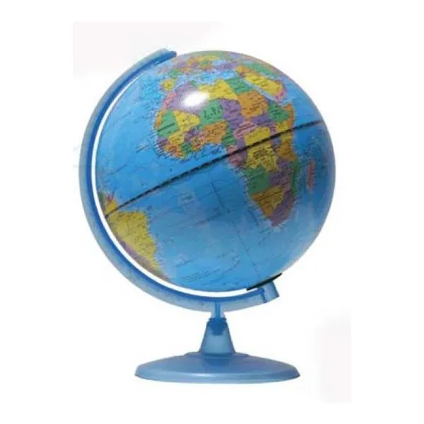 Globo terraqueo 20 cmbase de plast.