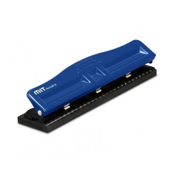 Perforadora scroll 3 perforaciones hasta 10 hojas 28 cm mit