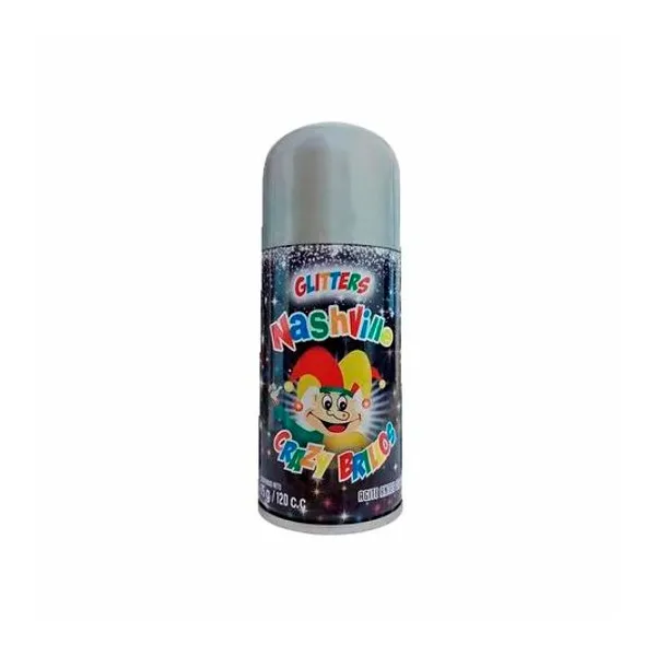 Glitter en aerosol 120cc x unidad nashville