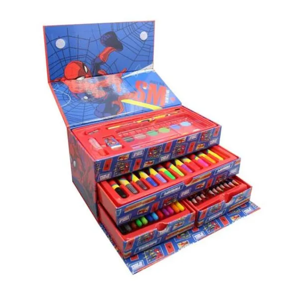Set de Arte Spiderman 54 pcs (cajones)