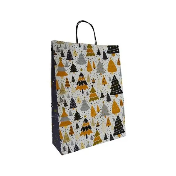 Bolsa zafiro navidad deluxe 30x12x41 cm x unidad