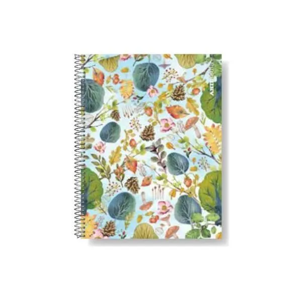 Cuaderno espiral a4 Arte ninfa t/semi rigida 80 hs.cuadro