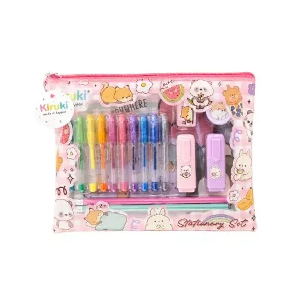Set de papeleria kiruki sweet bear