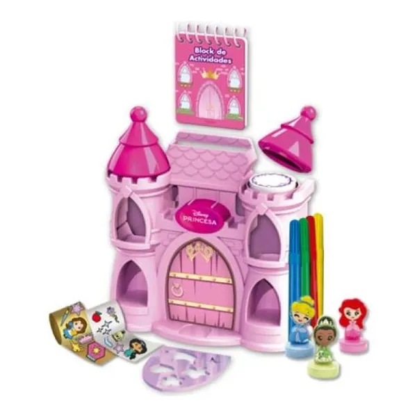Castillo de actividades - Arte con block para colorear 20x20x2,5 cm