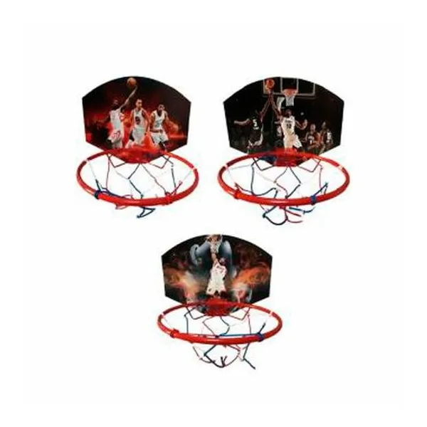 Tablero de básquet clásico aro profesional 60x45x45 cm -
