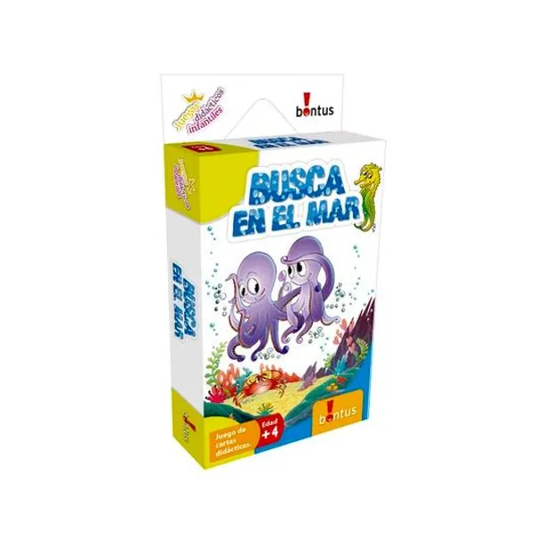 Juego didáctico con cartas busca en el mar 9.5x17 cm
