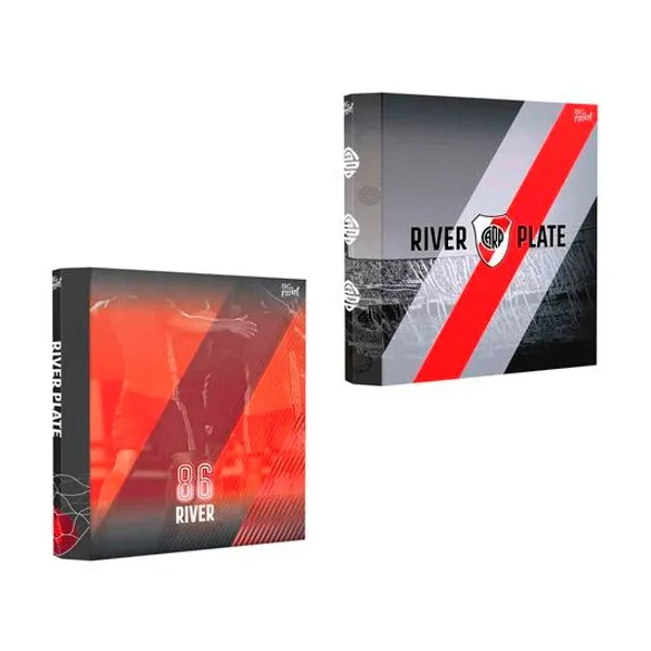 Carpeta a4 2x40 River Plate x1 surtido ppr