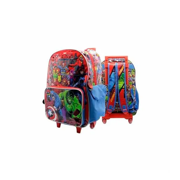Mochila 18" con carro Avengers Cresko