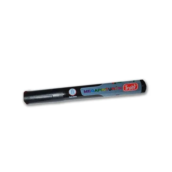 Marcador trabi megapinturon cj.x 12 unid.negro