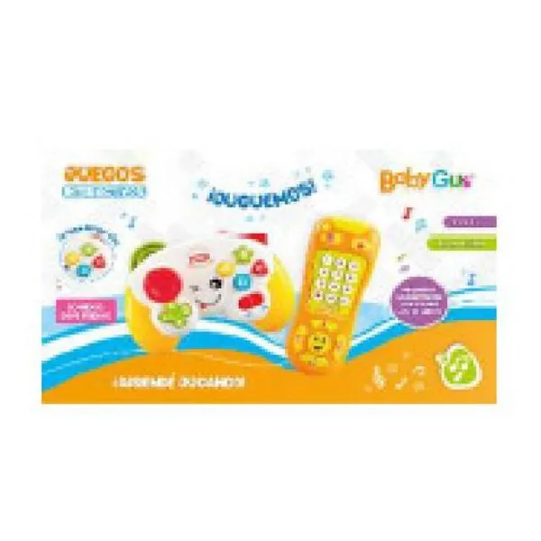 Set juegos interactivos con luz y sonido para bebés