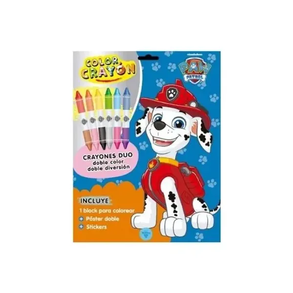 Flow pack editorial vertice color crayón Paw Patrol
