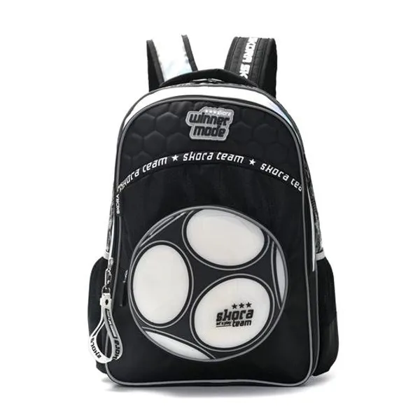 Mochila 18" espalda fútbol black Skora