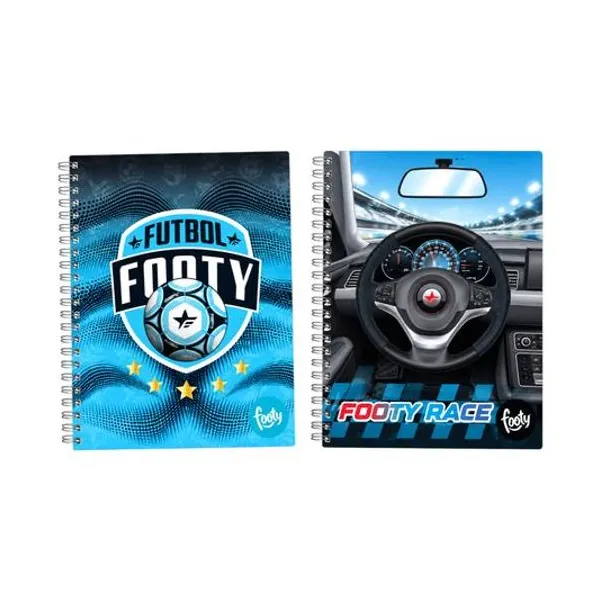Cuaderno 22x29 rayado 100h t/d con e footy boy iii x1 modelos surtidos inkdrop