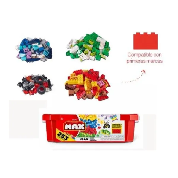 Max classic brick container 253 pieces