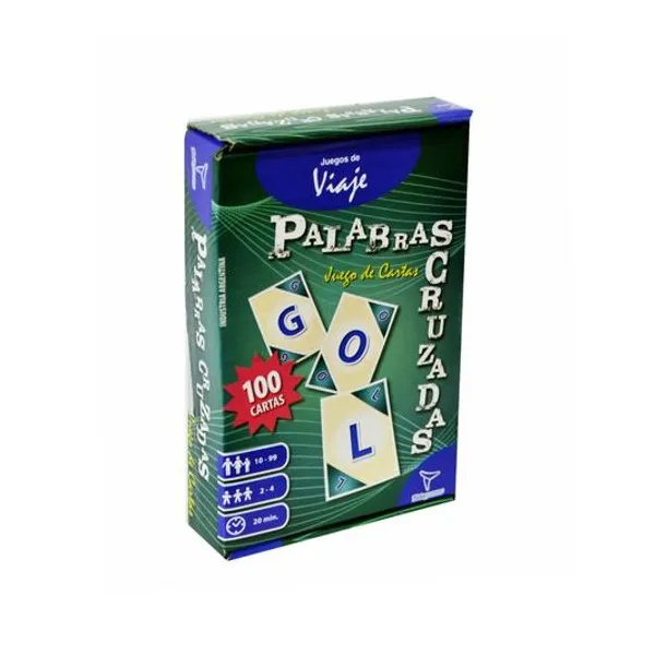 Juego de cartas palabras cruzadas 11x18x3 cm toto games