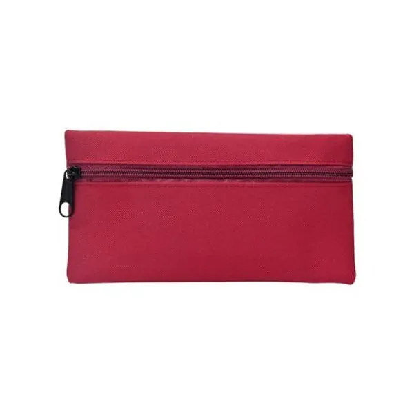 Cartuchera 1 cierre plana bordo 22x11.5 cm goodpak