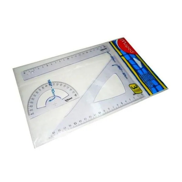 Set de geometria x3 piezas 20 cm Maped
