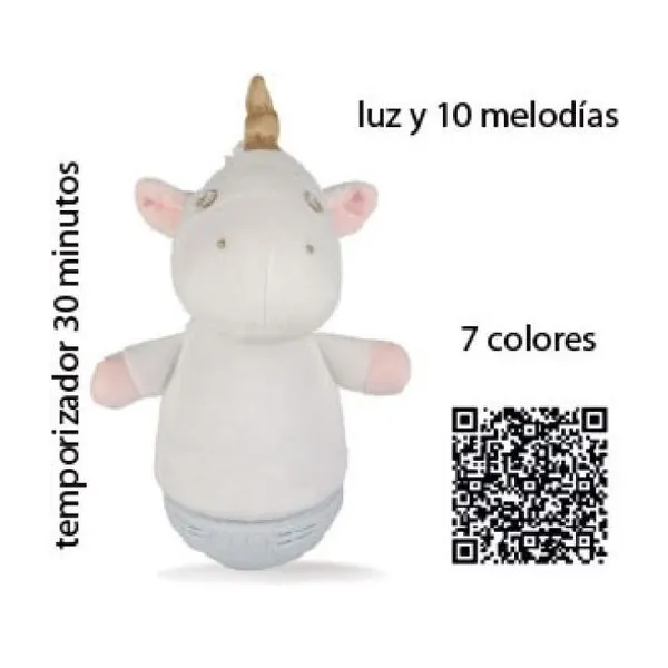Luz de noche con forma de unicornio