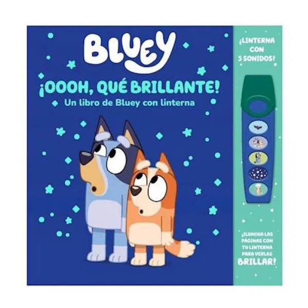 Bluey oooh que brillante con linterna