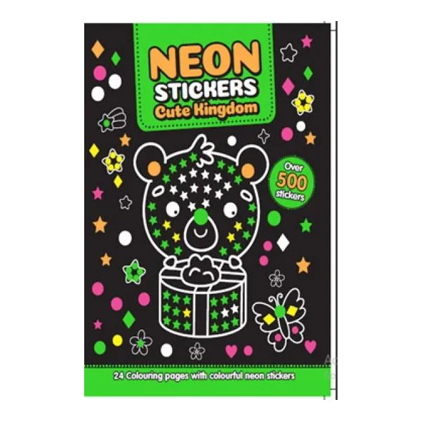 Neon stickers-mis animales divertidos