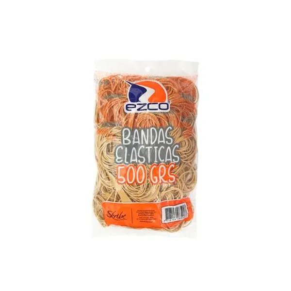Bandas elasticas 38 mm 500 g en bolsa Ezco