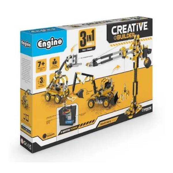 Engino playset 50 cm creative builder "gúa alta" 3 en 1
