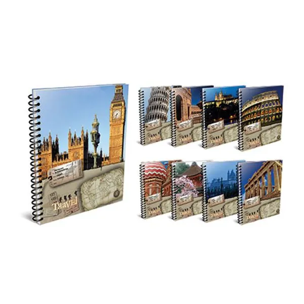 Cuaderno espiral a4 mis apuntes travel t/dura 150 hs.cuadro