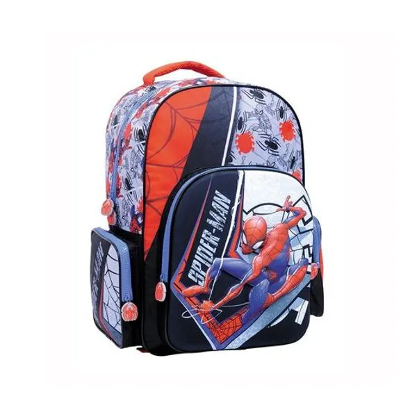 Mochila 18" espalda Spiderman gray 3d wabro