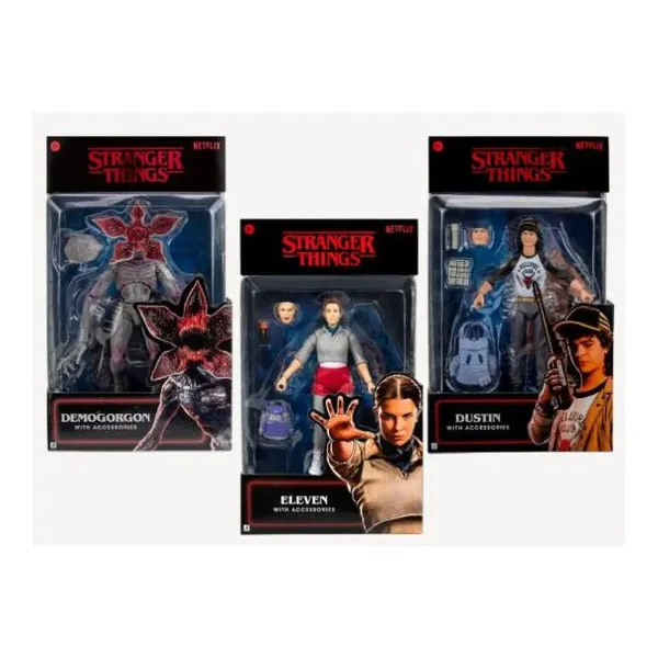 Stranger things - 6" upside down collection figures