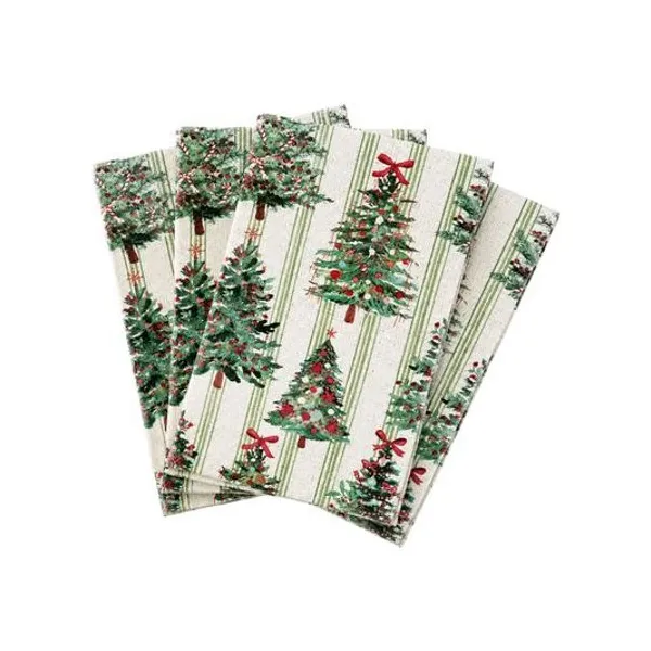 Servilletas de papel rectangulares arboles x20 unidades