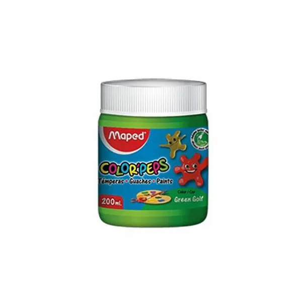 Témpera verde golf 200 ml en pote Maped