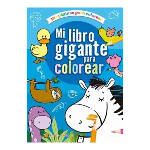 Mi libro gigante para colorear: azul 2